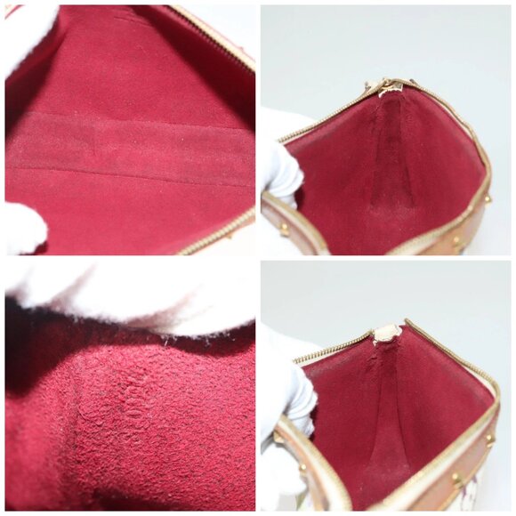 LOUIS VUITTON Monogram Multicolor Pochette Pouch White M92649 LV Auth 135545 - Picture 16 of 16